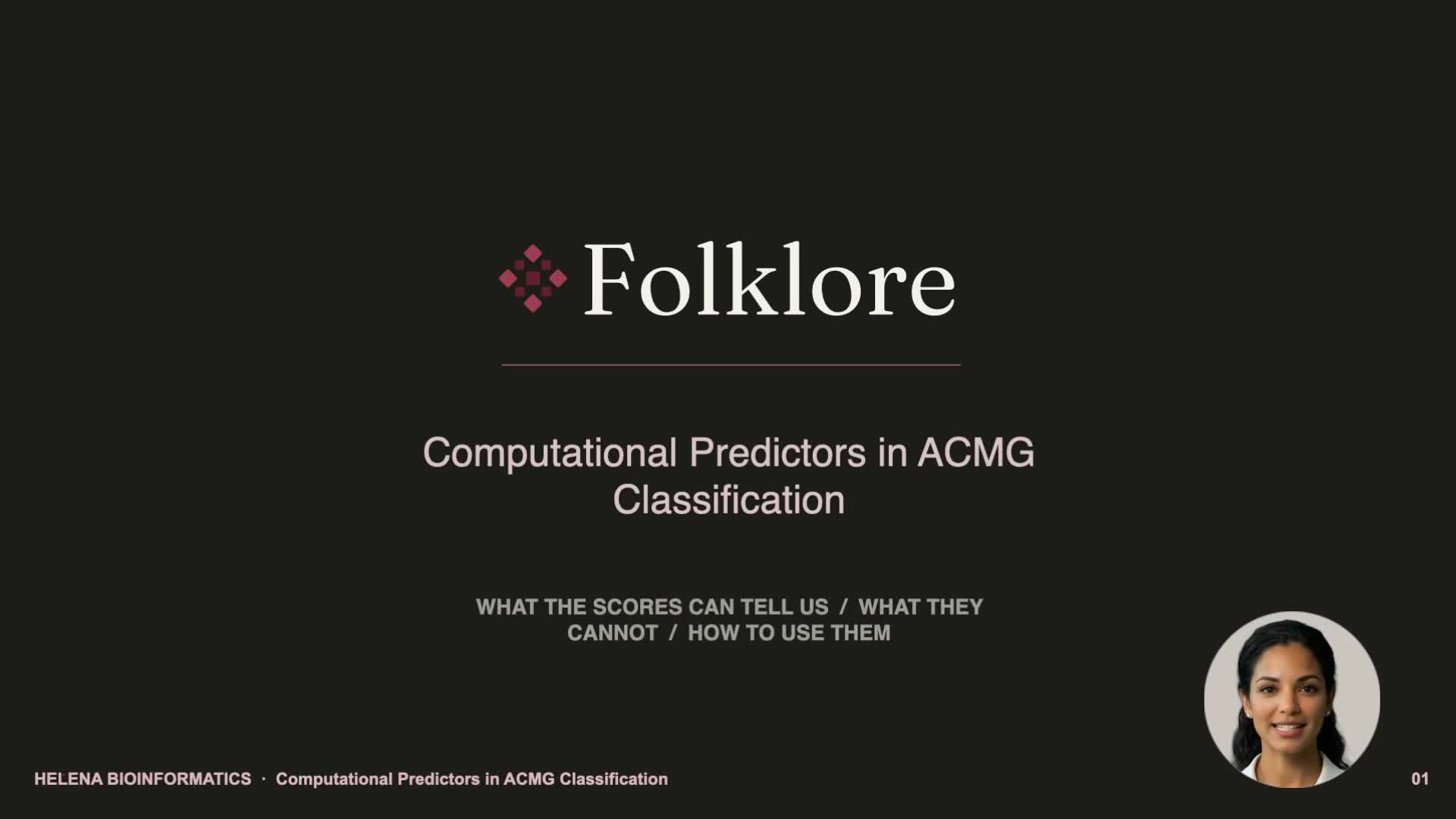 Computational predictors in ACMG classification scientific briefing