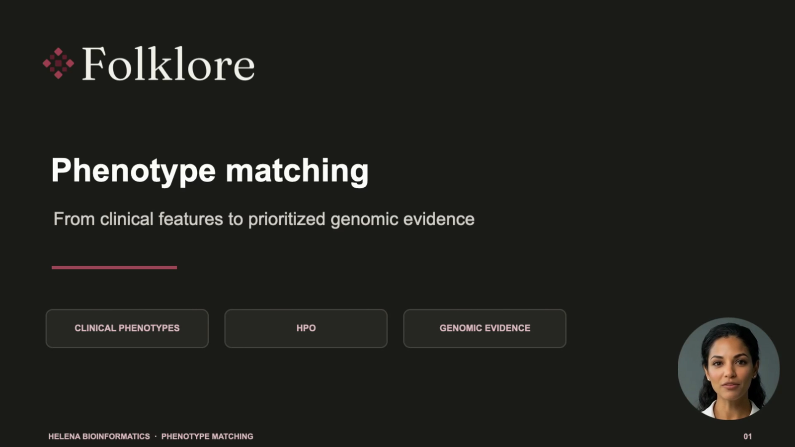 Phenotype matching scientific video